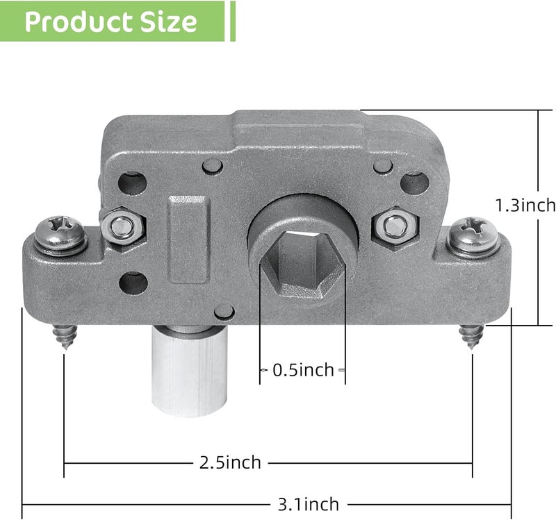 CLLOMAGY 10A20281K1 for MaxxAir Vent Fan Parts,10A20281K1-1AF Roof Vent Lid Lift Gear Operator Mechanism for MaxxAir,Replacement Operator Mechanism for MaxxFan Plus or Deluxe 10A20281K1/10A20281K-1AF - Image 2